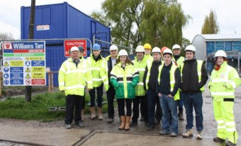 Construction students from Warrington Collegiate visit our Fit City Irlam project as part of their Health & Safety studies.